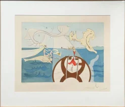 New Pamono Salvador Dali, La machine à coudre, 1975, Etching