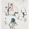 Pamono Salvador Dali, Les Négresses, 1969, Etching> Surrealist|Prints & Multiples