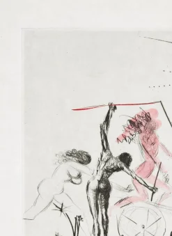 Pamono Salvador Dali, Les Négresses, 1969, Etching> Surrealist|Prints & Multiples