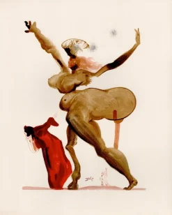 Outlet Pamono Salvador Dali, Manto (Daughter of Tiresias), 1964, Original Woodcut