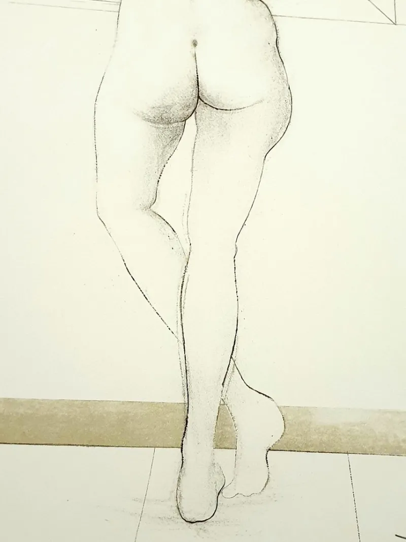 Pamono Salvador Dali, Nude At the Window, 1970, Lithograph> Decorative Objects