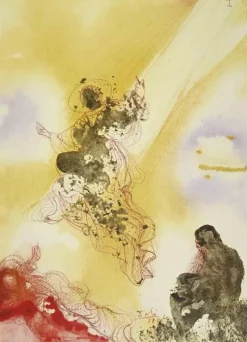 Hot Pamono Salvador Dali, Sanctus Raphael et Tobias, Lithograph, 1964