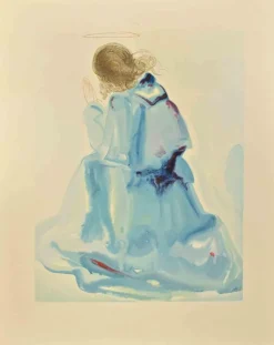 Discount Pamono Salvador Dali, The Angel of the First Heaven, Woodcut Print, 1963