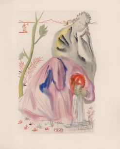 Pamono Salvador Dali, The Golden Age, 1964, Original Woodcut><noscript><img width=