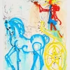 Clearance Pamono Salvador Dali, The Triumphal Horse, 1970, Lithograph