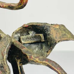 Outlet Pamono Salvino Marsura, Brutalist Sculpture Bird, 1950s, Iron