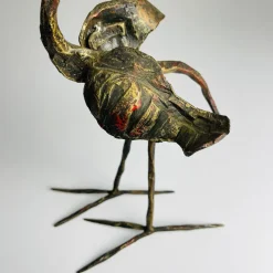Outlet Pamono Salvino Marsura, Brutalist Sculpture Bird, 1950s, Iron