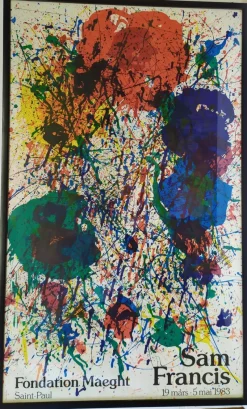 Best Pamono Sam Francis, Poster Lithograph, 1983