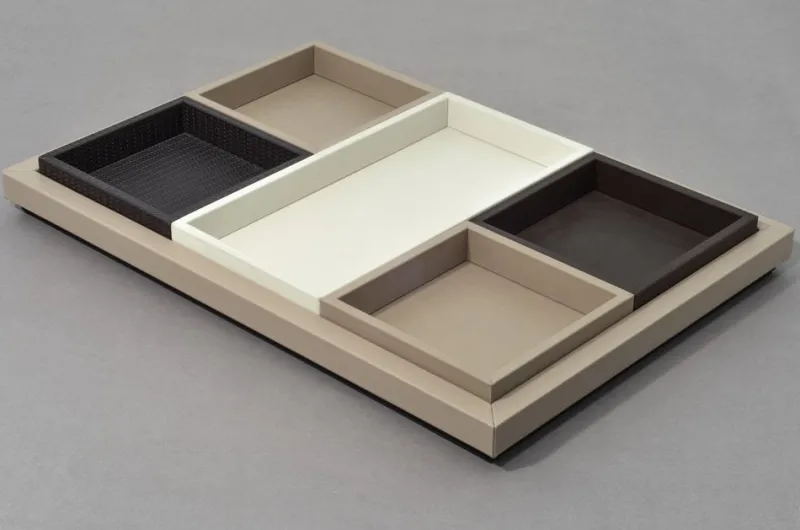 Pamono Samurai Big Rectangular Tray from Pinetti> Decorative Objects