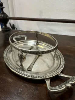 Clearance Pamono San Marco 800 Silver Oil Cruet Table Set, 1940s, Set of 6