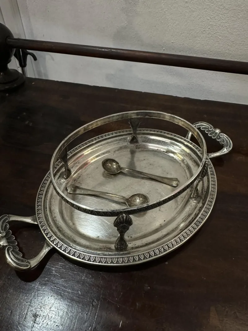 Clearance Pamono San Marco 800 Silver Oil Cruet Table Set, 1940s, Set of 6