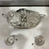 Pamono San Marco Oil Cruet and Salt Shaker in 800 Silver, Set of 2> Salt & Pepper Shakers