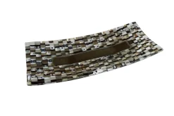 Pamono San Rocco R30 Murano Glass Plate by Stefano Birello for VéVé Glass> Decorative Plates