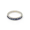 Discount Pamono Sapphire Half Eternity Ring Band