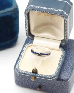 Discount Pamono Sapphire Half Eternity Ring Band