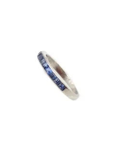 Discount Pamono Sapphire Half Eternity Ring Band