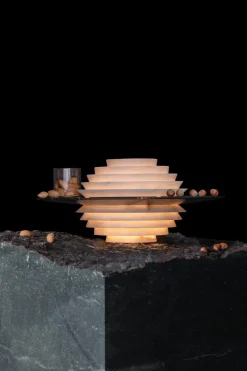 Hot Pamono Saturno Lamp by Silvana Barbato for Marmi Regina