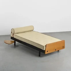 Pamono Scal Bed by Jean Prouvé for Steph Simon, 1960s> Daybeds & Chaises Lounges