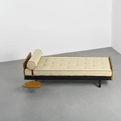 Pamono Scal Bed by Jean Prouvé for Steph Simon, 1960s><noscript><img width=