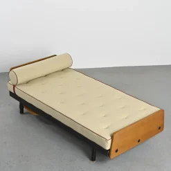 Pamono Scal Bed by Jean Prouvé for Steph Simon, 1960s><noscript><img width=