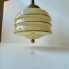 Pamono Scandinavian Art Deco Opaline Glass Beehive Pendant Lamp, 1930s> Ceiling Lights