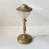 Pamono Scandinavian Art Deco Table Lamp in Bronze, Brass and Glass, 1930s> Table Lamps