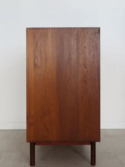 Discount Pamono Scandinavian Bar Cabinet in Teak attributed to Peter Hvidt & Orla Molgaard Nielsen for Søborg Møbelfabrik, 1960s