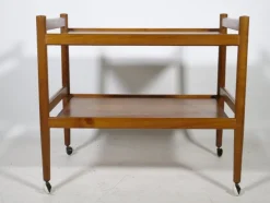 Pamono Scandinavian Bar Wagon in Teak, 1960s><noscript><img width=