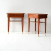 Pamono Scandinavian Bedside Tables in Mahogany, 1940s, Set of 2> Nightstands