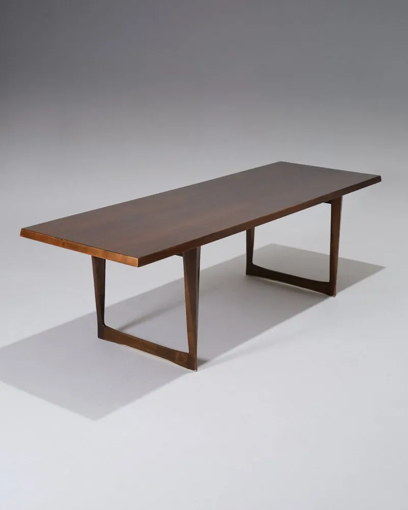 Pamono Scandinavian Dark Wood Coffee Table from Peter Løvig Nielsen, 1960s> Coffee & Side Tables