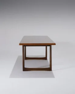Pamono Scandinavian Dark Wood Coffee Table from Peter Løvig Nielsen, 1960s><noscript><img width=