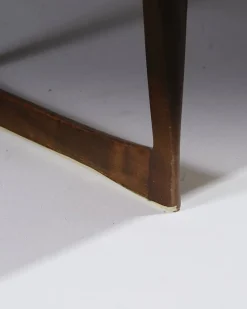 Pamono Scandinavian Dark Wood Coffee Table from Peter Løvig Nielsen, 1960s><noscript><img width=