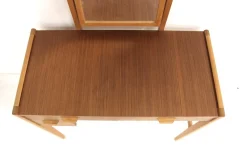 New Pamono Scandinavian Dressing Table in Teak and Oak, Sweden, 1960s