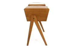 Pamono Scandinavian Elm Worker, 1960><noscript><img width=