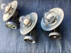 Pamono Scandinavian Garden Outside Lamps from Massive, Set of 3><noscript><img width=