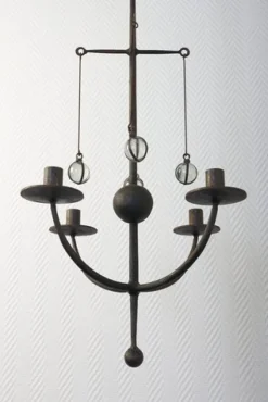 Pamono Scandinavian Iron Candleholder> Candleholders