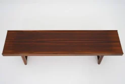 Pamono Scandinavian Krobo Bench in Rosewood attributed to Torbjørn Device for Middle Strands, 1960s><noscript><img width=