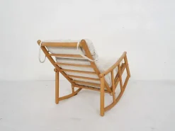 Pamono Scandinavian Modern Birch Spindle Rocking Lounge Chair, 1960s><noscript><img width=