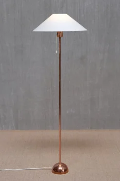 Pamono Scandinavian Modern Copper G01 Floor Lamp from Bergboms, Sweden, 1960s><noscript><img width=