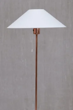 Pamono Scandinavian Modern Copper G01 Floor Lamp from Bergboms, Sweden, 1960s><noscript><img width=