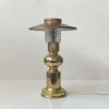 Pamono Scandinavian Modern Copper and Glass Table Lamp by Abo Randers, 1970s> Table Lamps