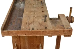 New Pamono Scandinavian Pine Trestle Workbench, 1890s