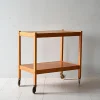 Pamono Scandinavian Pine Trolley, 1960s> Serving Bar Carts & Trolleys