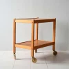 Clearance Pamono Scandinavian Pine Trolley, 1960s