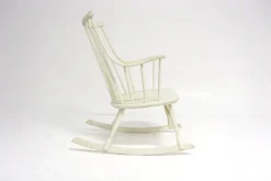 Discount Pamono Scandinavian Rocking Chair Bohem by Lena Larsson for Nesto, Sweden, 1960s
