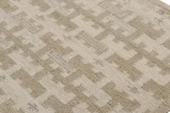 Pamono Scandinavian Rug with Beige-Brown Geometric Pattern from R&K Principal Jahanshah Nazmiyal><noscript><img width=