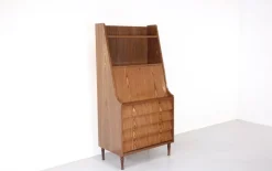 Pamono Scandinavian Secretaire in Teak, 1960s><noscript><img width=