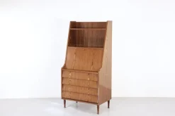Pamono Scandinavian Secretaire in Teak, 1960s><noscript><img width=