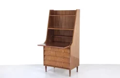 Pamono Scandinavian Secretaire in Teak, 1960s><noscript><img width=