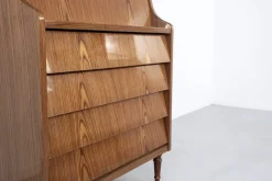 Pamono Scandinavian Secretaire in Teak, 1960s><noscript><img width=